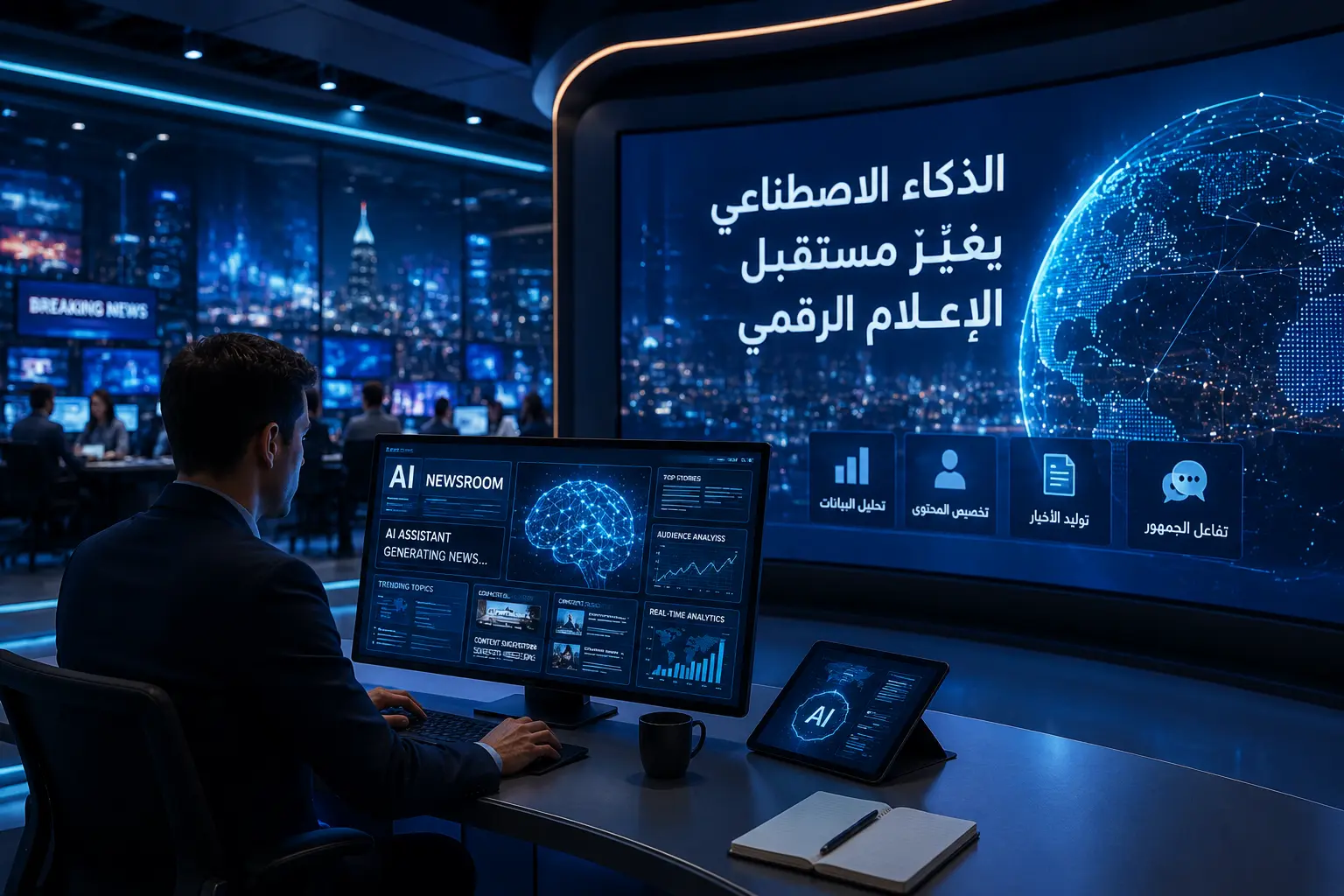 الذكاء الاصطناعي يغيّر مستقبل الإعلام الرقمي
