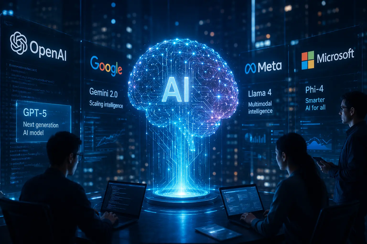 شركات التقنية تتسابق في تطوير نماذج الذكاء الاصطناعي